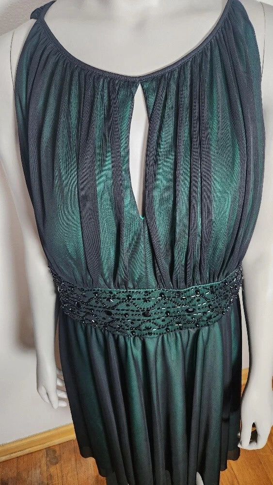 La Nouvelle NWT Women's size 1X Dress Green Renaissance