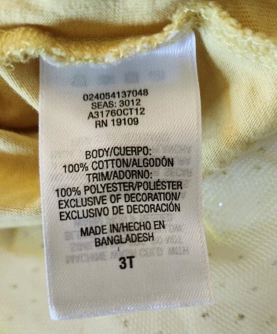 Tweety Gray Yellow Girls Toddler Dress Tutu 3T Tweety Bird Cute
