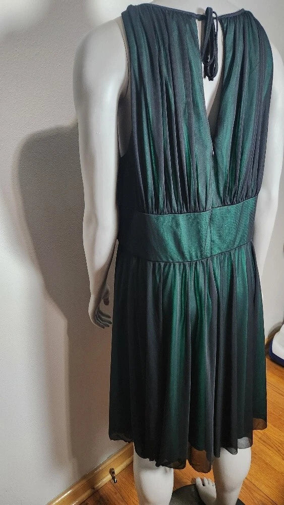 La Nouvelle NWT Women's size 1X Dress Green Renaissance
