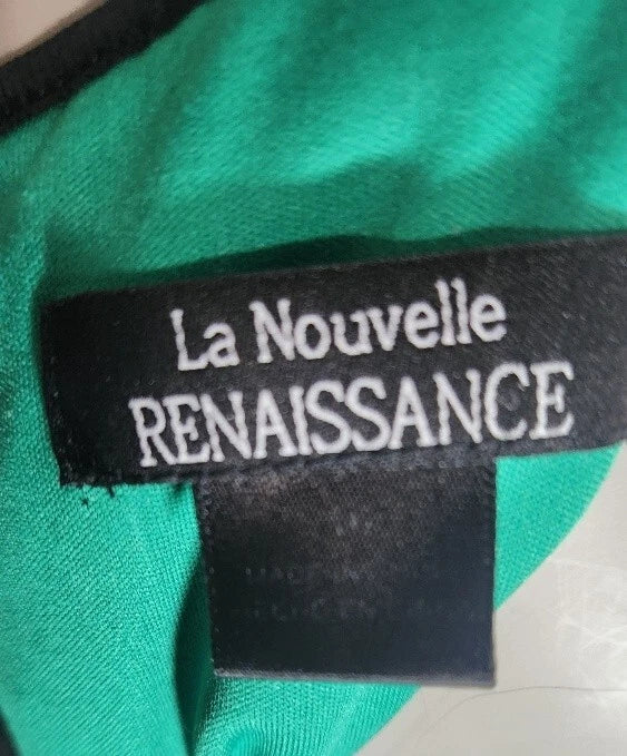 La Nouvelle NWT Women's size 1X Dress Green Renaissance